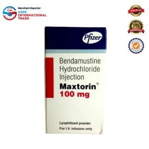 Maxtorin 100 mg, Bendamustine Hydrochloride Injection, Pfizer, 1 X 100 Mg