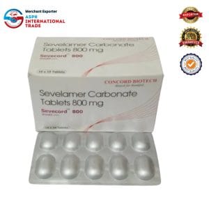 Sevecord Sevelamer Carbonate Tablets 800mg, Concord Biotech